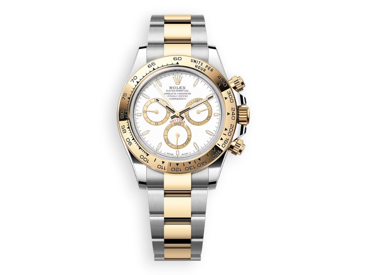 купити Rolex Cosmograph Daytona Yellow Rolesor білий - ціна
