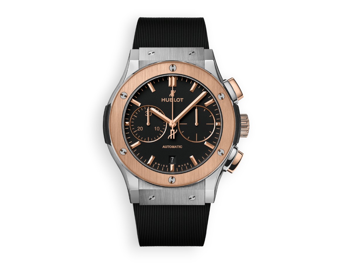 Hublot Classic Fusion Chronograph 45 mm Combined king gold ref.521.no.1181.rxmain face