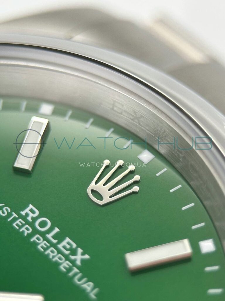 godinnyk rolex oyster perpetual 41 mm green dial ref.m124300 0005 19