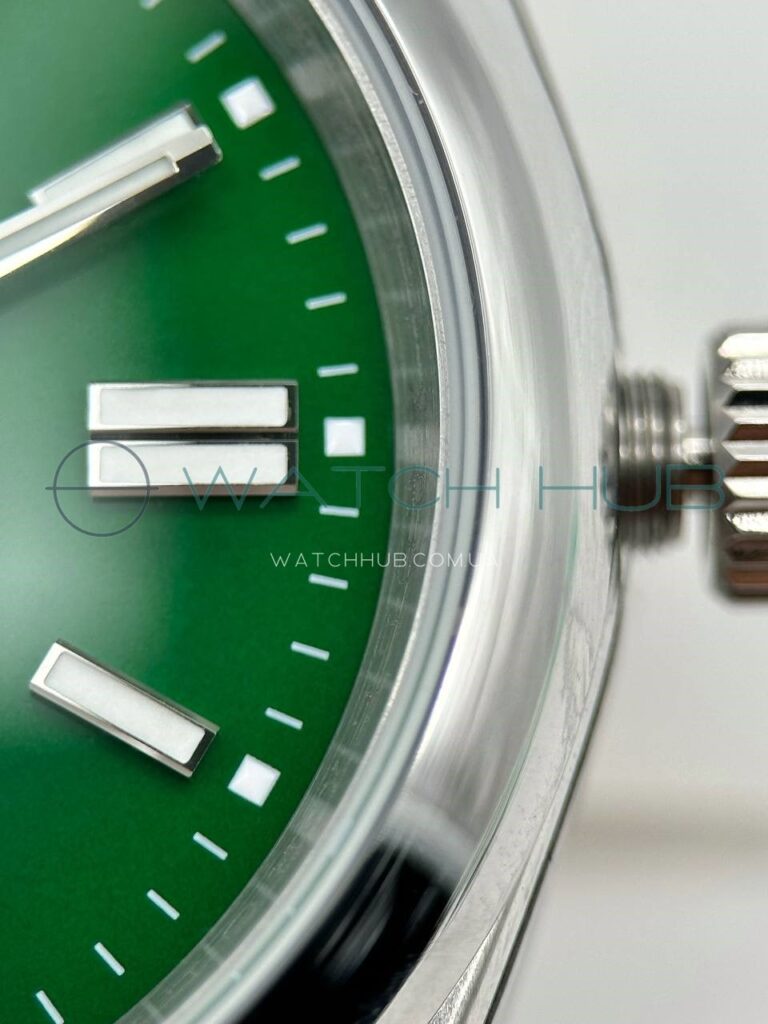 godinnyk rolex oyster perpetual 41 mm green dial ref.m124300 0005 6