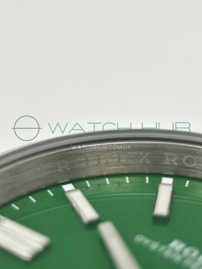 godinnyk rolex oyster perpetual 41 mm green dial ref.m124300 0005 7
