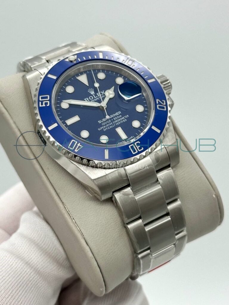 godinnyk rolex submariner date 40 mm smurf ref.116619lb 0001 1 watchhub