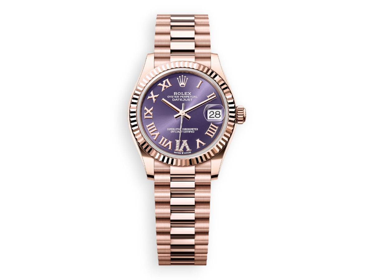 rRolex Datejust Everose Gold fluted president sbaklajan watchhub