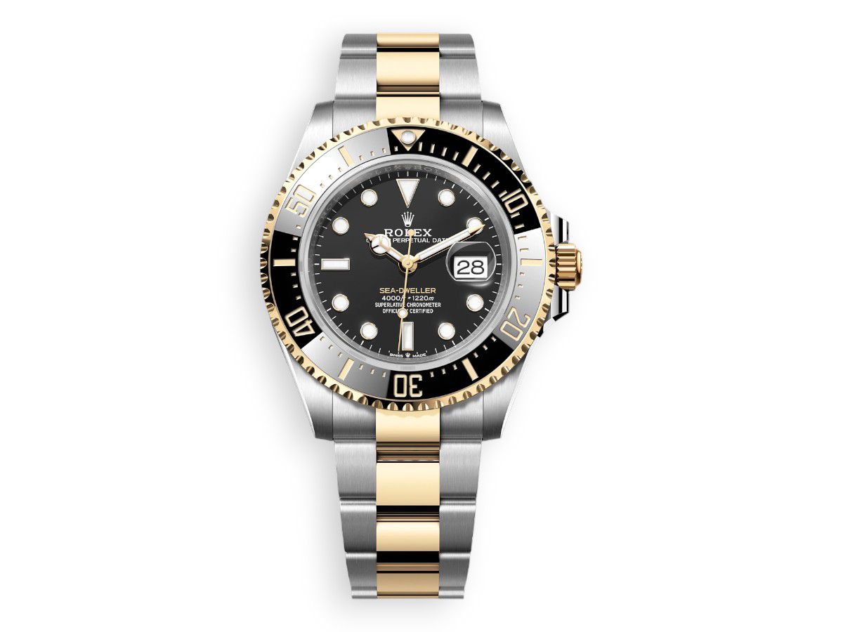 Rolex Sea-Dweller Yellow Rolesor black watchhub