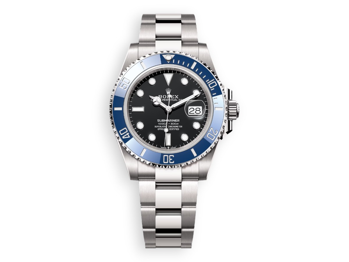 rolex submariner date white gold 41mm watchhub