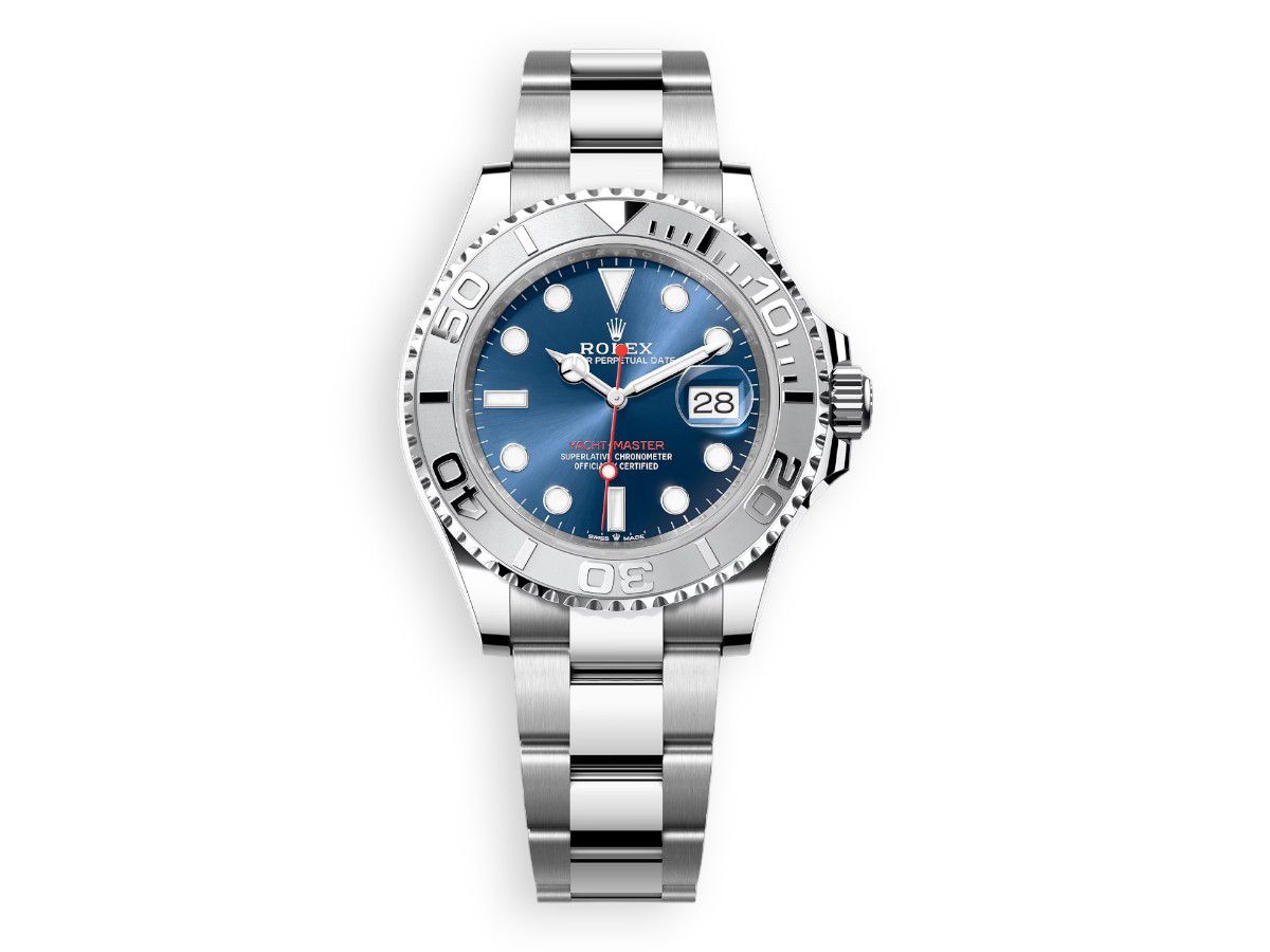 rolex yacht master 40 rolesium oyster blue watchhub