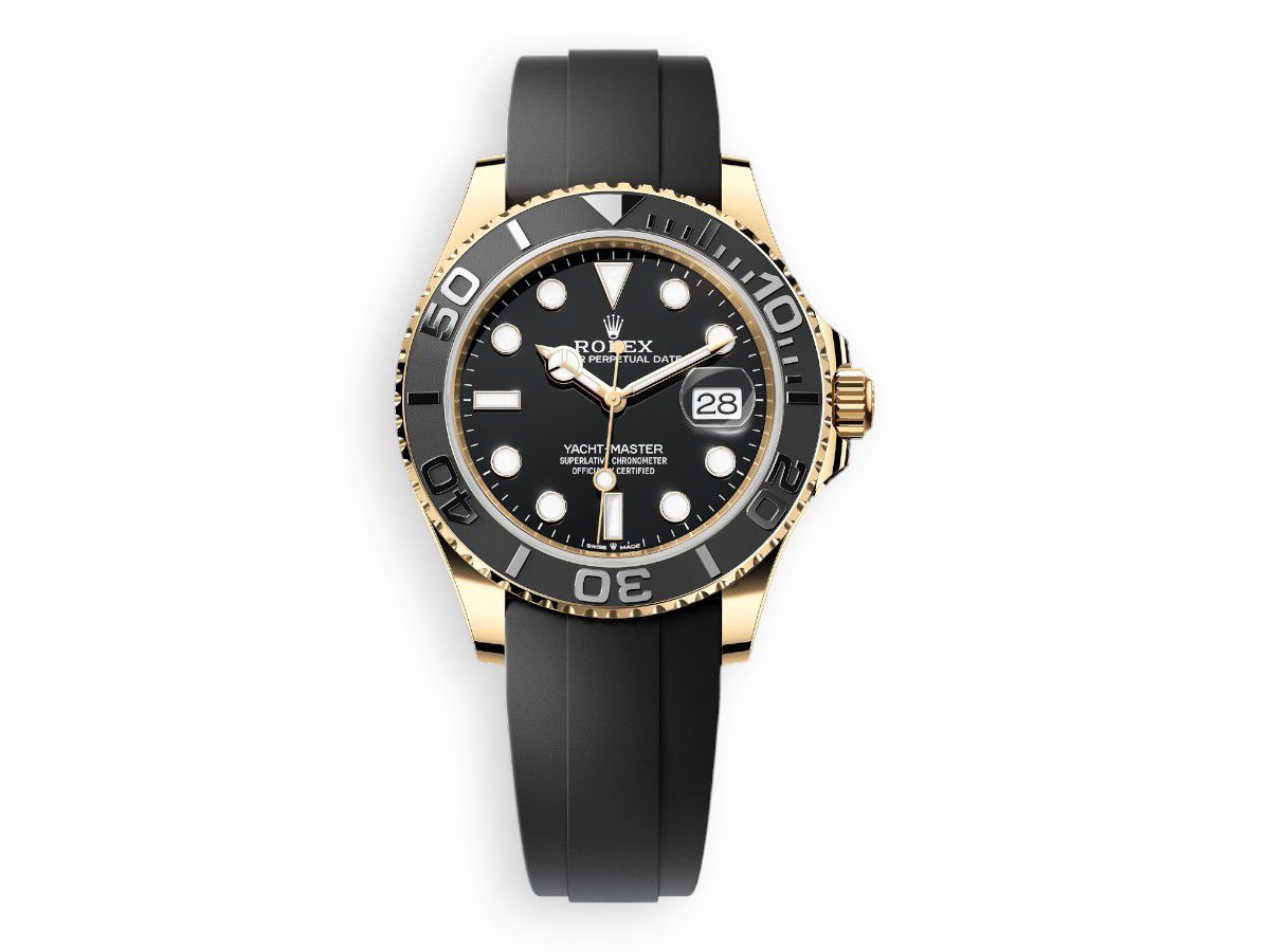Rolex Yacht-Master Yellow Gold oyster black watchhub