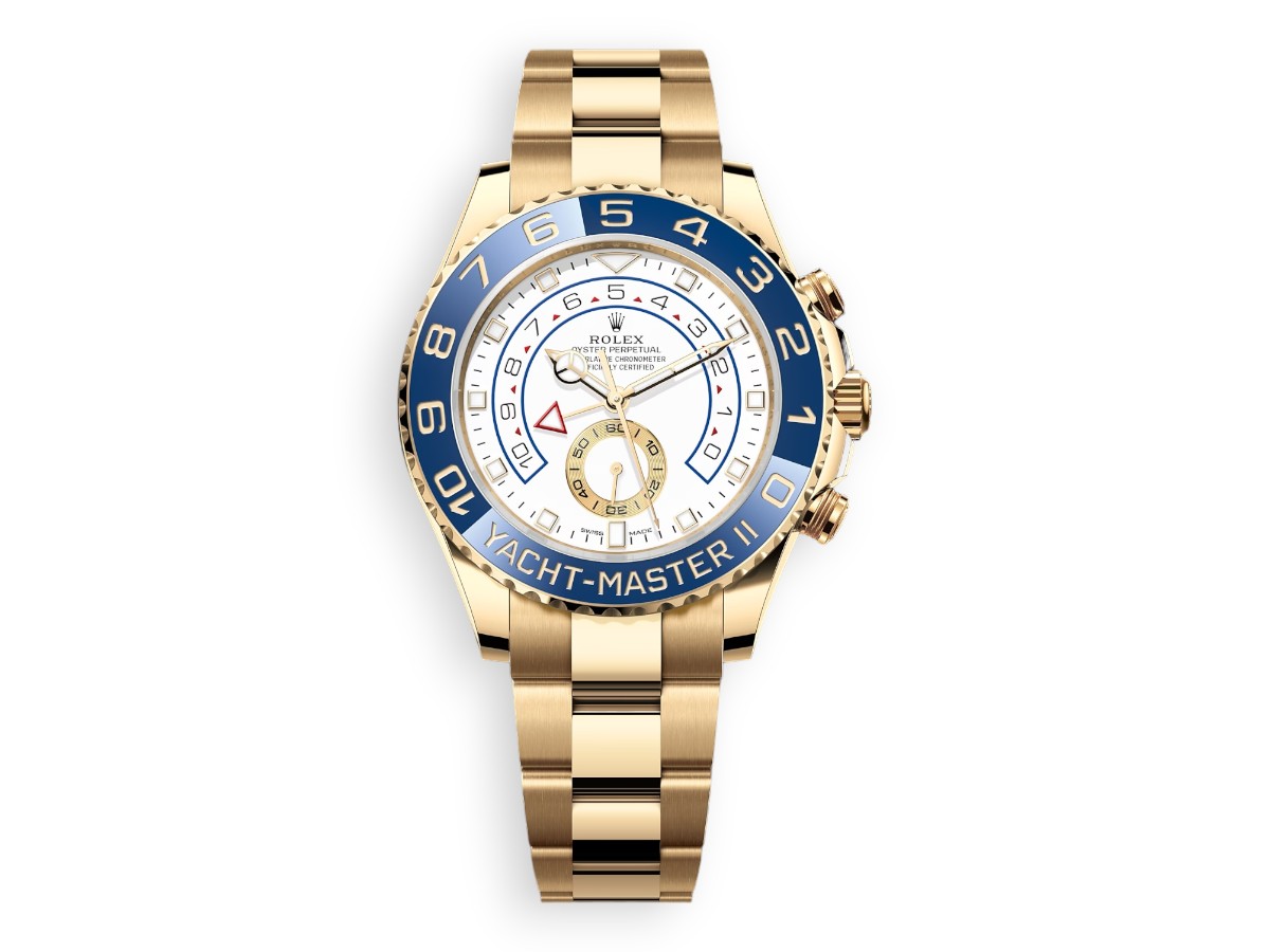 Rolex Yacht-Master II Yellow Gold oyster blue ceramic