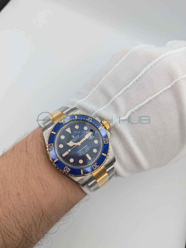 kupit rolex submariner date 41 mm combinated blue dial ref.m126613lb 0002 19 watchhub