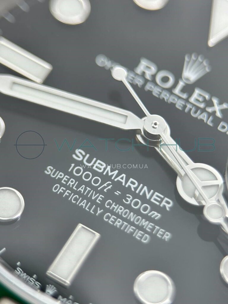 replika rolex submariner starbucks 41 mm blacl dial ref.m126610lv 0002 7 watchhub