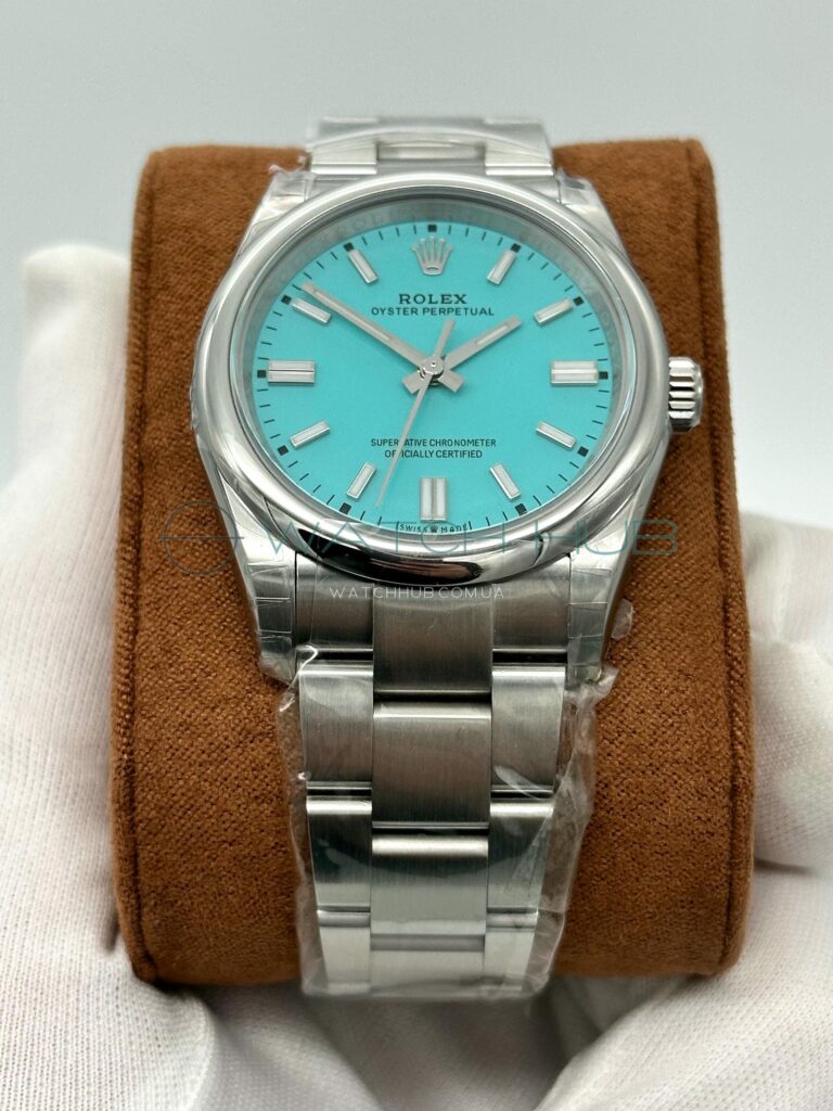 superclon rolex oyster perpetual 36 mm steel tifanny turquoise blue dial ref.m126000 0006 16