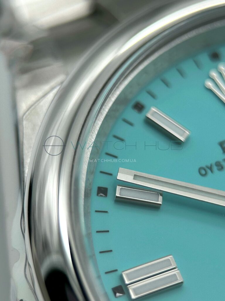 tochna kopiya rolex oyster perpetual 36 mm steel tifanny turquoise blue dial ref.m126000 0006 21