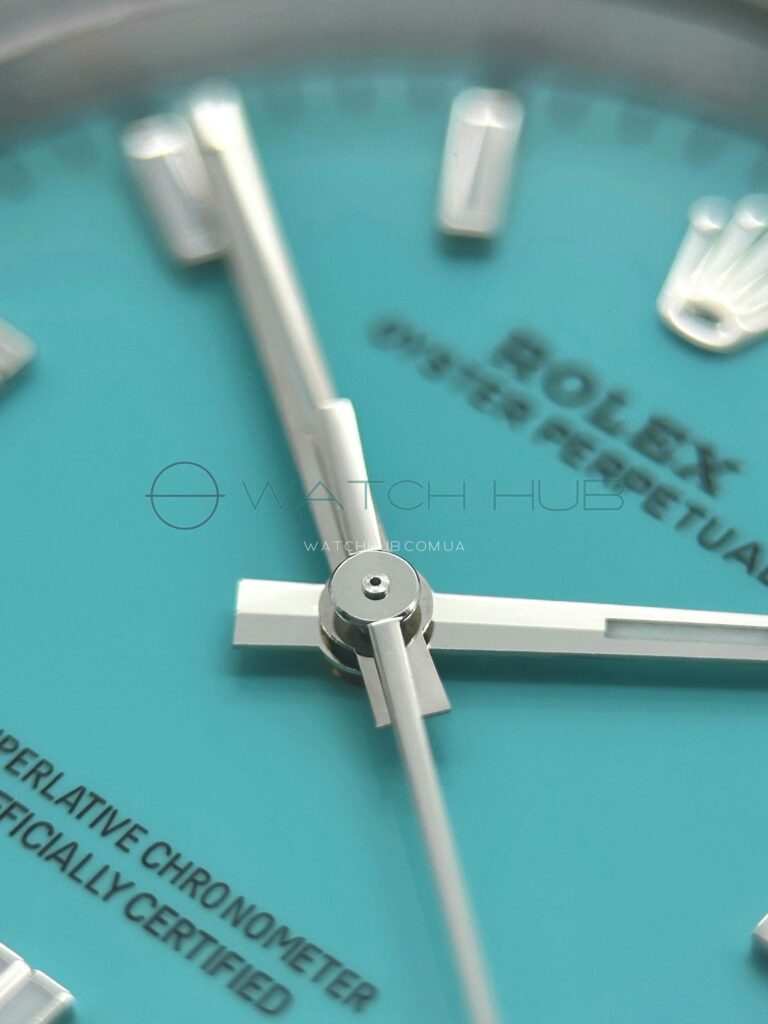 tochna kopiya rolex oyster perpetual 36 mm steel tifanny turquoise blue dial ref.m126000 0006 6
