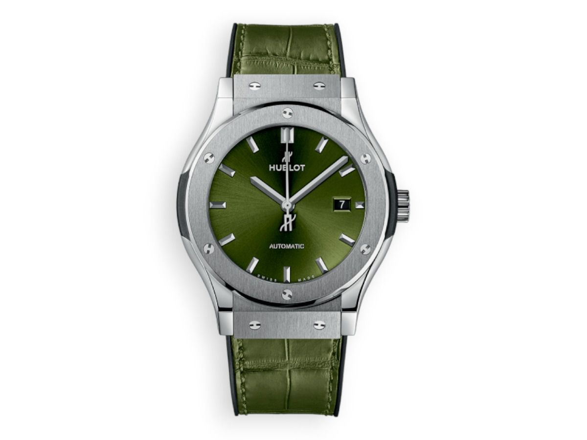 godynnyk hublot classic fusion 42 мм 3 hands titanium 542.nx.8970.lr watchhub