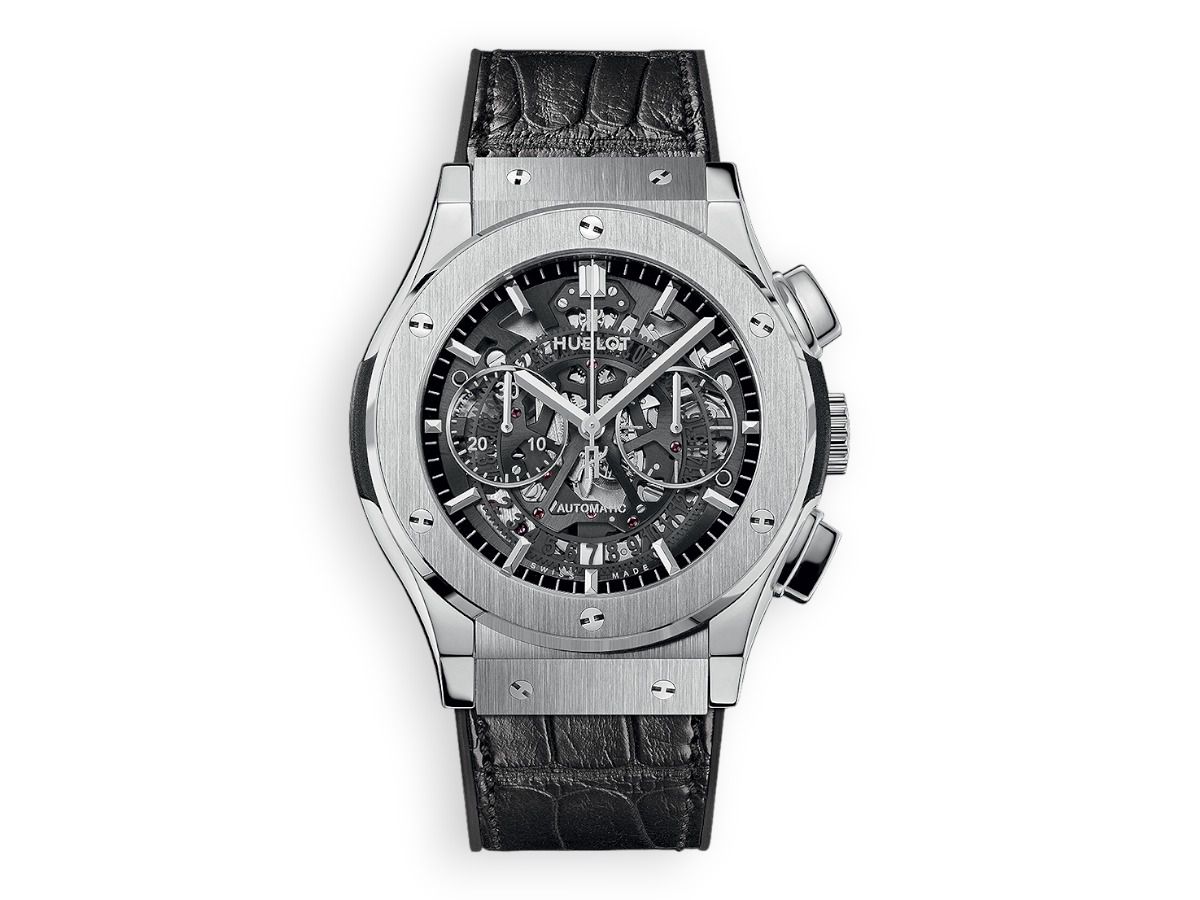 godynnyk hublot classic fusion chronograph aero titanium 45mm 525.nx.0170.lr watchhub