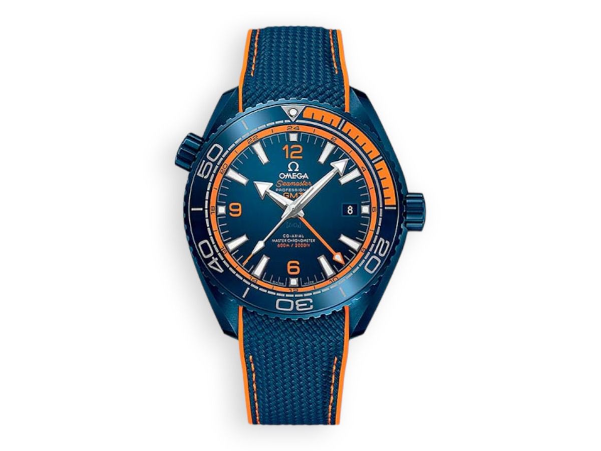 godynnyk Omega Planet Ocean 600M Co-Axial Master GMT Big Blue 215 92 46 22 03 001 watchhub