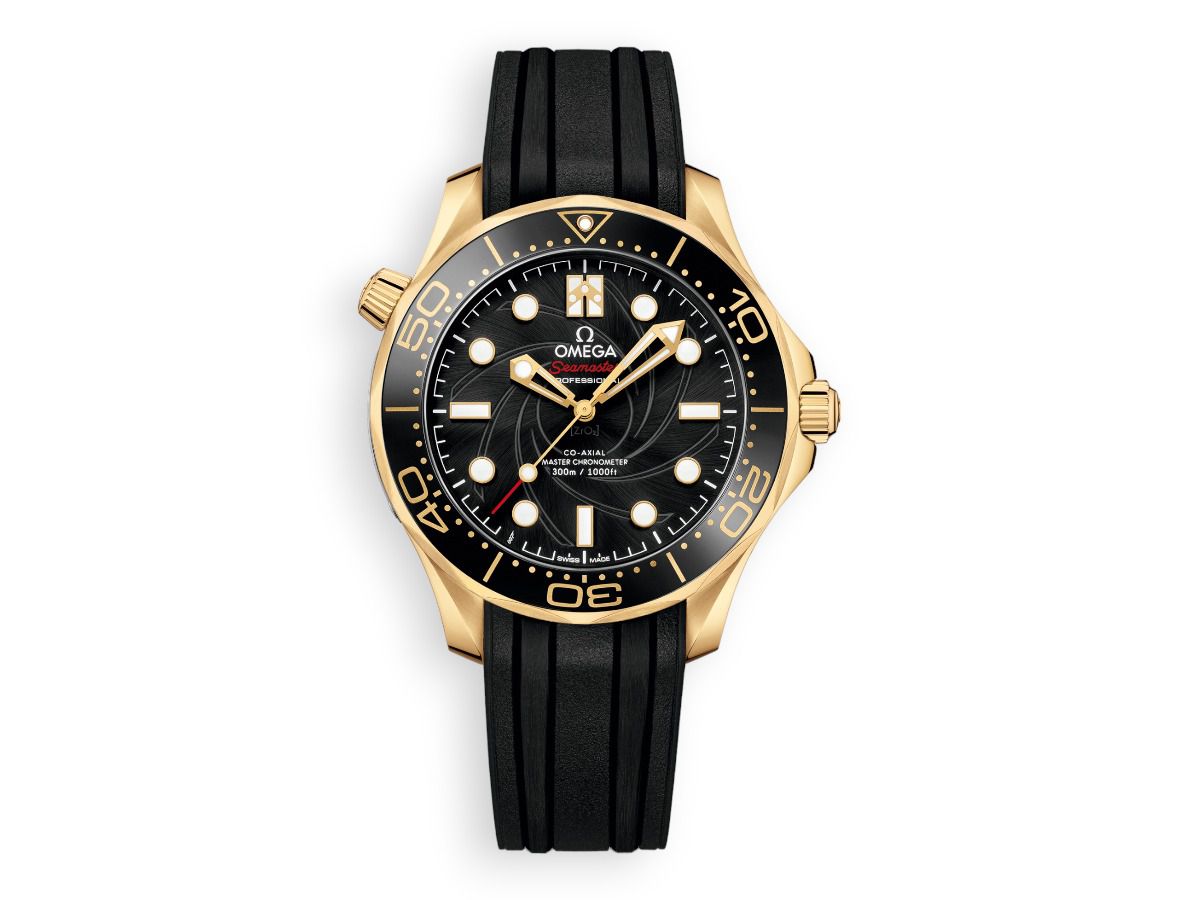 godynnyk omega seamaster diver 300m james bond co‑axial master chronometer 42 mm 210 62 42 20 010 01 watchhub