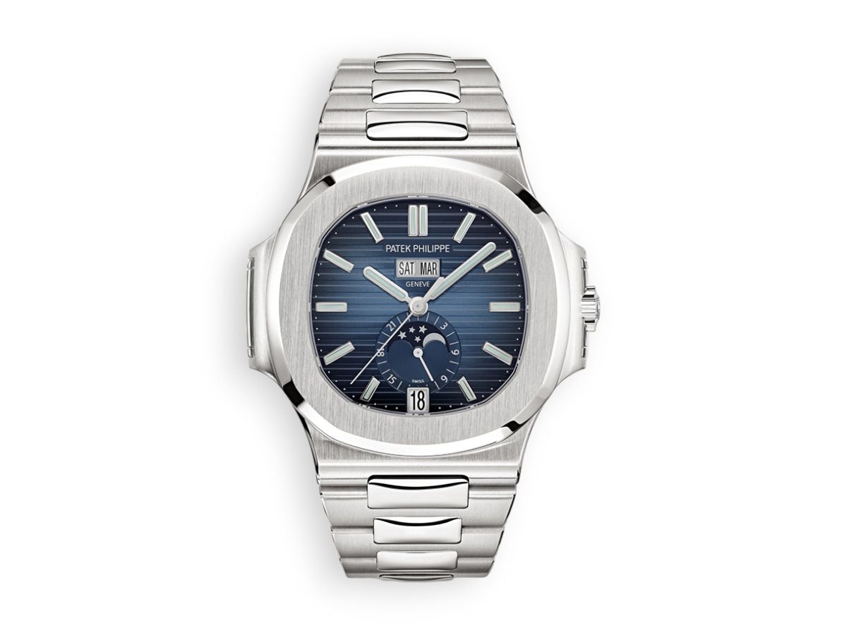 godynnyk patek philippe nautilus 5726 annual calendar 5726 1a 014 watchhub