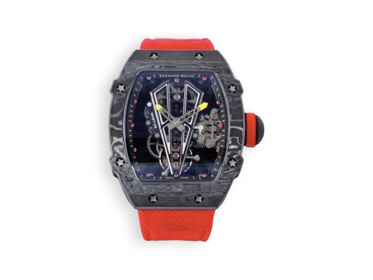 Фото - godynnyk richard mille mens collectoin rm 050 068 rafael nadal rm red strap watchhub Richard Mille RM 27-03 Tourbillon Rafael Nadal watchhub