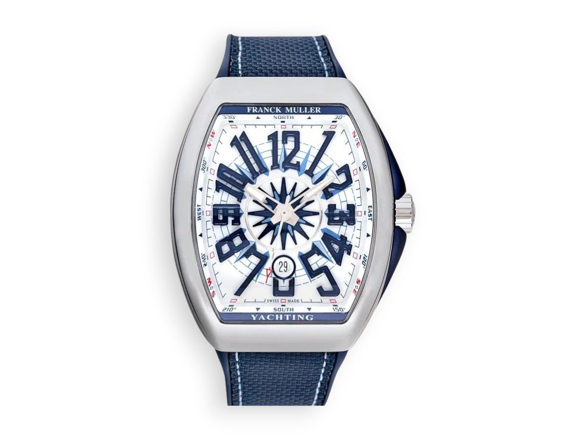 kupit franck muller vanguard yachting automatic white dial v45scdtyachwh watchhub