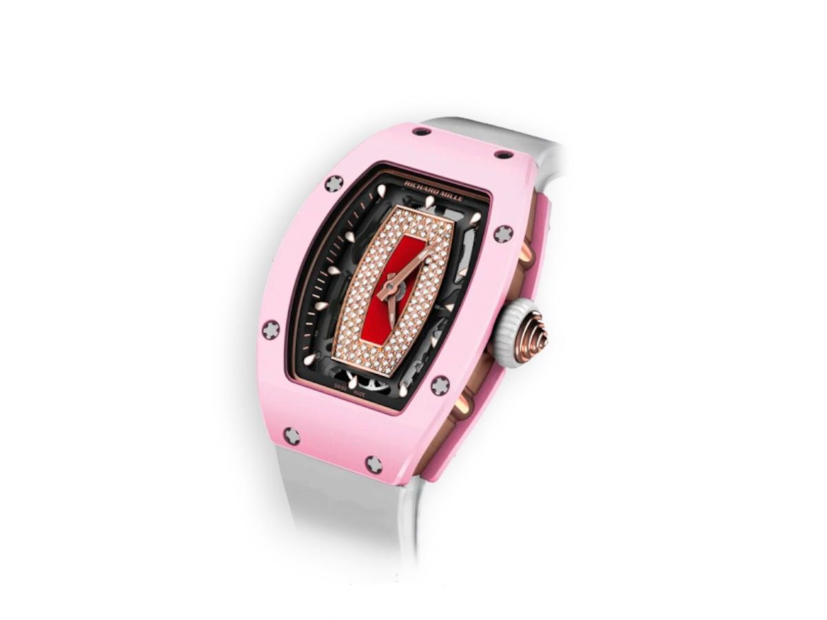 richard mille women s collection rm 07 01 pink ceramic watchhub