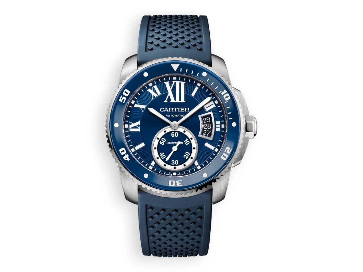 godynnyk cartier calibre de cartier diver blue wsca0011 watchhub