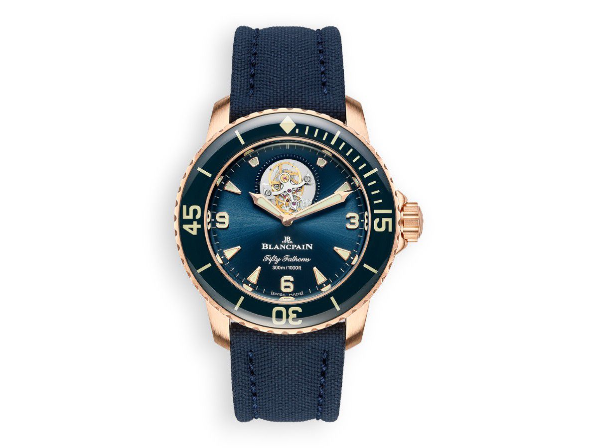 chasy Blancpain Fifty Fathoms Tourbillon 5025 36B40 O52A watchhub
