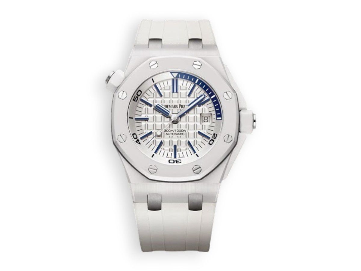 godynnyk Audemars Piguet royal oak offshore diver 42mm white 15707CB.OO.A010CA.01 watchhub