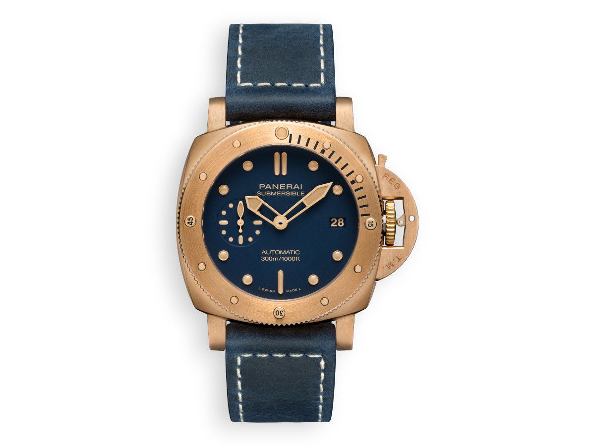 replica Panerai Submersible Bronzo PAM01074 watchhub