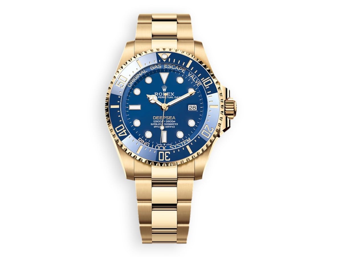 Rolex Deepsea yellow gold watchhub