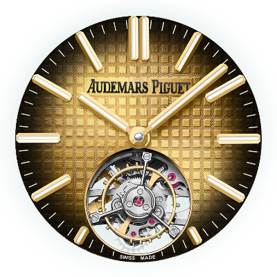Audemars Piguet Royal Oak Selfwinding Flying Tourbillon 41 mm ref.26730BA.OO.1320BA.01 dial