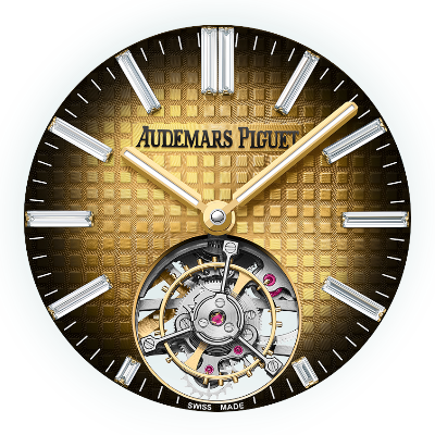 Audemars Piguet Royal Oak Selfwinding Flying Tourbillon 41 mm ref.26730BA.ZZ.1320BA.01 dial