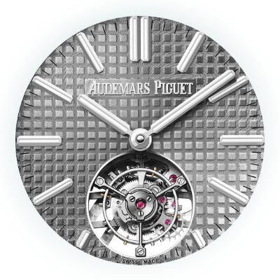Audemars Piguet Royal Oak Selfwinding Flying Tourbillon 41 mm ref.26730BC.ZZ.1320BC.01 dial