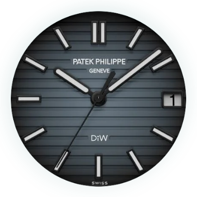 patek philippe nautilus 5711 diw all carbon gris main dial
