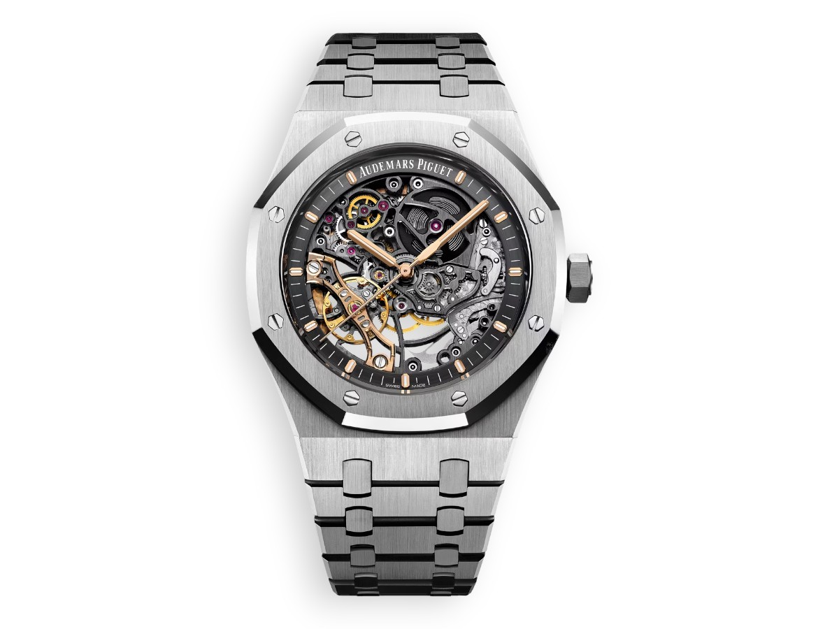 AP Royal Oak Double Balance Wheel Openworked 15407 15407ST.OO.1220ST.01 main face