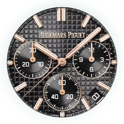 AP Royal Oak Flyback Chronograph One Drop Blue 26240CE.OO.1225CE.02 main dial