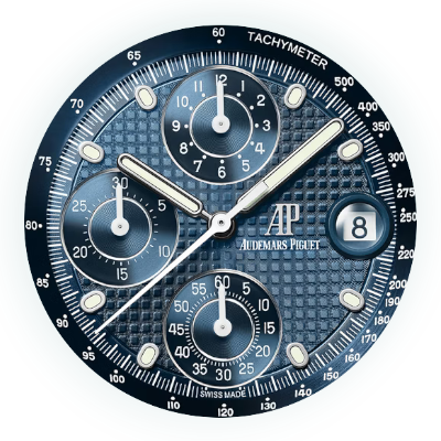 AP Royal Oak Offshore Flyback Chronograph 26238 26238ST.OO.2000ST.01 main dial