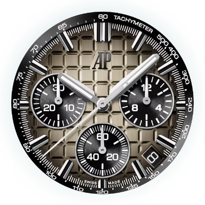 Audemars Piguet Royal Oak Offshore Selfwinding Flyback Chronograph 26420 26420SO.OO.A600CA.01 main dial