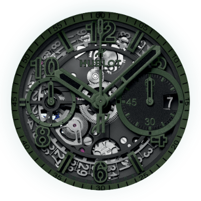 Hublot Big Bang Unico Ceramic 42 mm 441.GX.5210.RX main dial