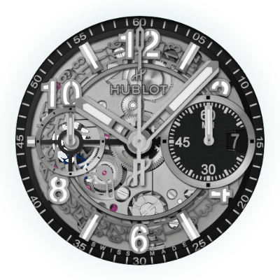 Hublot Big Bang Unico Ceramic 42 mm 441.HX.1171.RX main dial