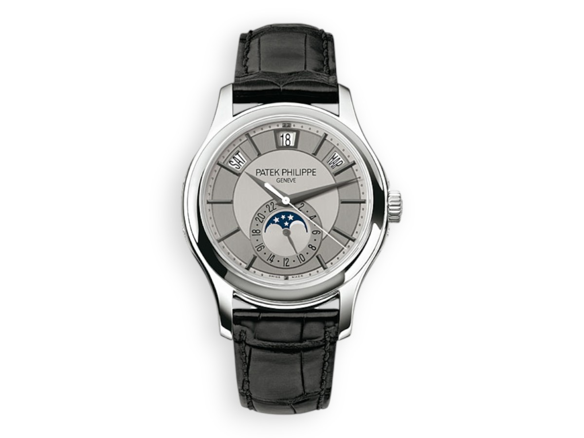 Patek Philippe Complicated Watches Annual Calendar 5205G 001 main face