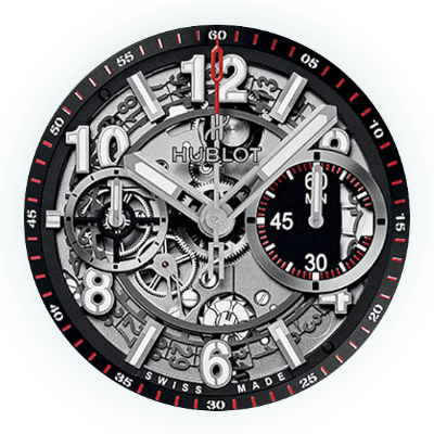 Hublot Big Bang Unico Ceramic 45 mm 411.CI.1170.RX 411.HX.1170.RX main dial