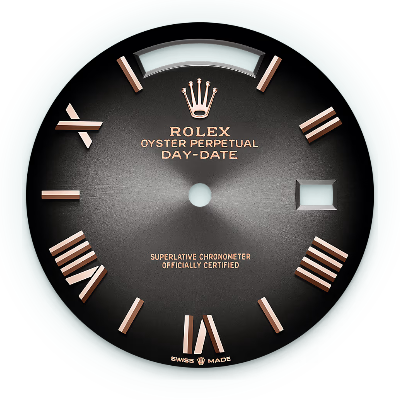 slate ombré roman dial Day Date