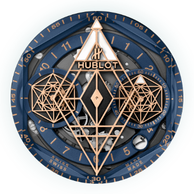 Hublot Big Bang Sang Bleu II 418.OX.5108.RX.MXM20 main dial