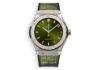 Hublot Classic Fusion Titanium 3-Hands 45 mm Leather green dial ref.511.nx.8970.lr