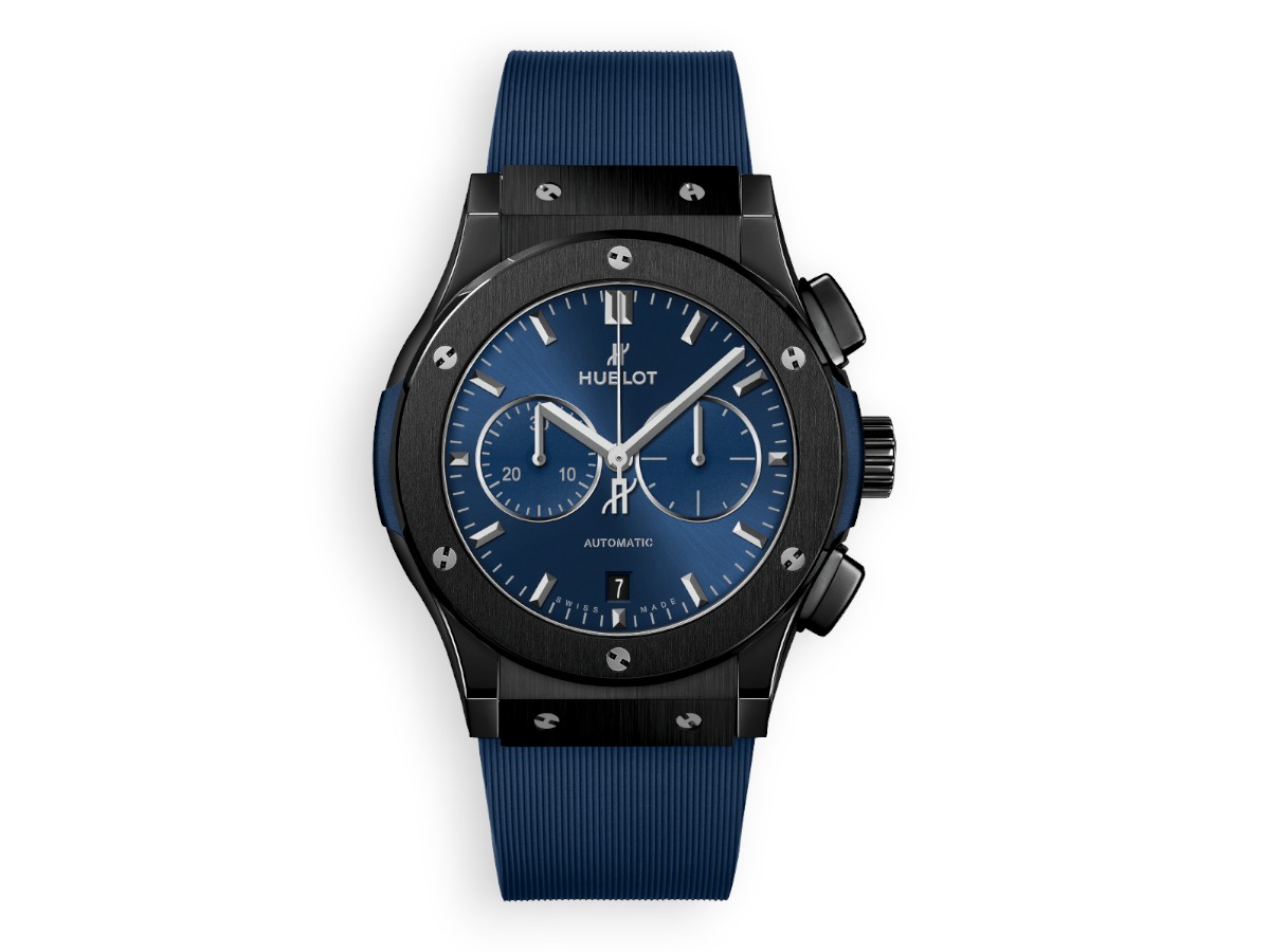 Hublot Classic Fusion Ceramic 42 mm Blue ref.541.CM.7170.RX main face