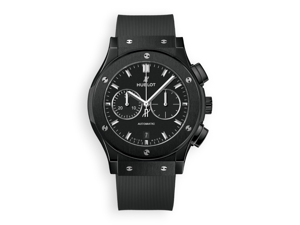 hublot classic fusion chronograph black magic 42 mm 541.CM.1171.RX main face
