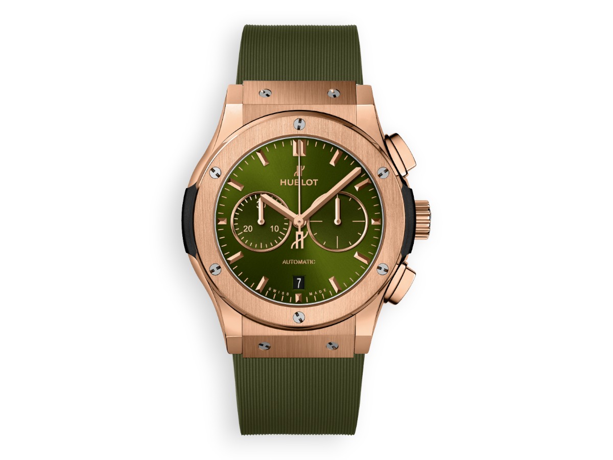Hublot Classic Fusion Chronograph 42 mm King Gold gren ref.541.ox.8980.rx
