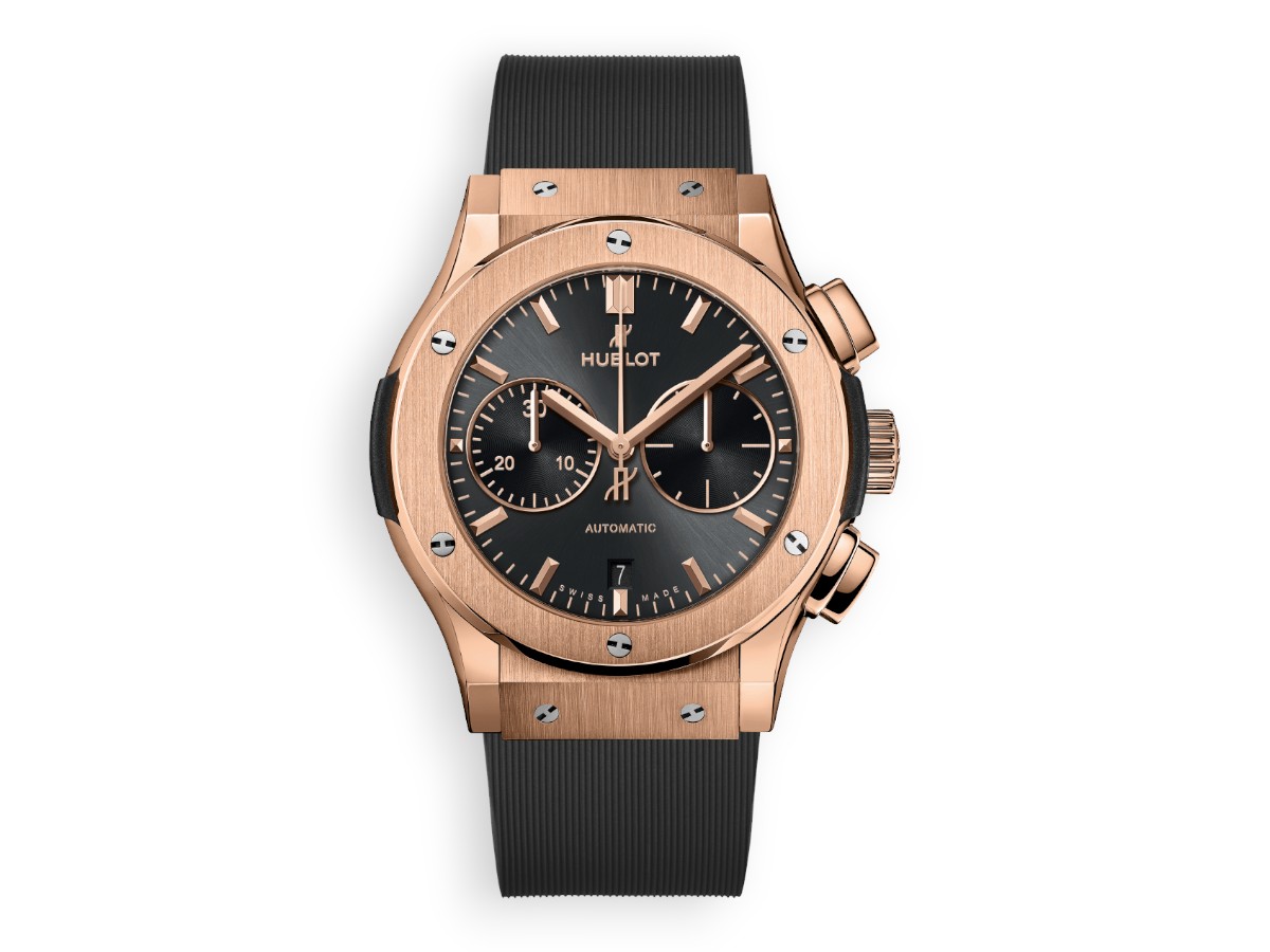 Hublot Classic Fusion Chronograph 45 mm King Gold raacing grey ref.521.ox.7081.rx