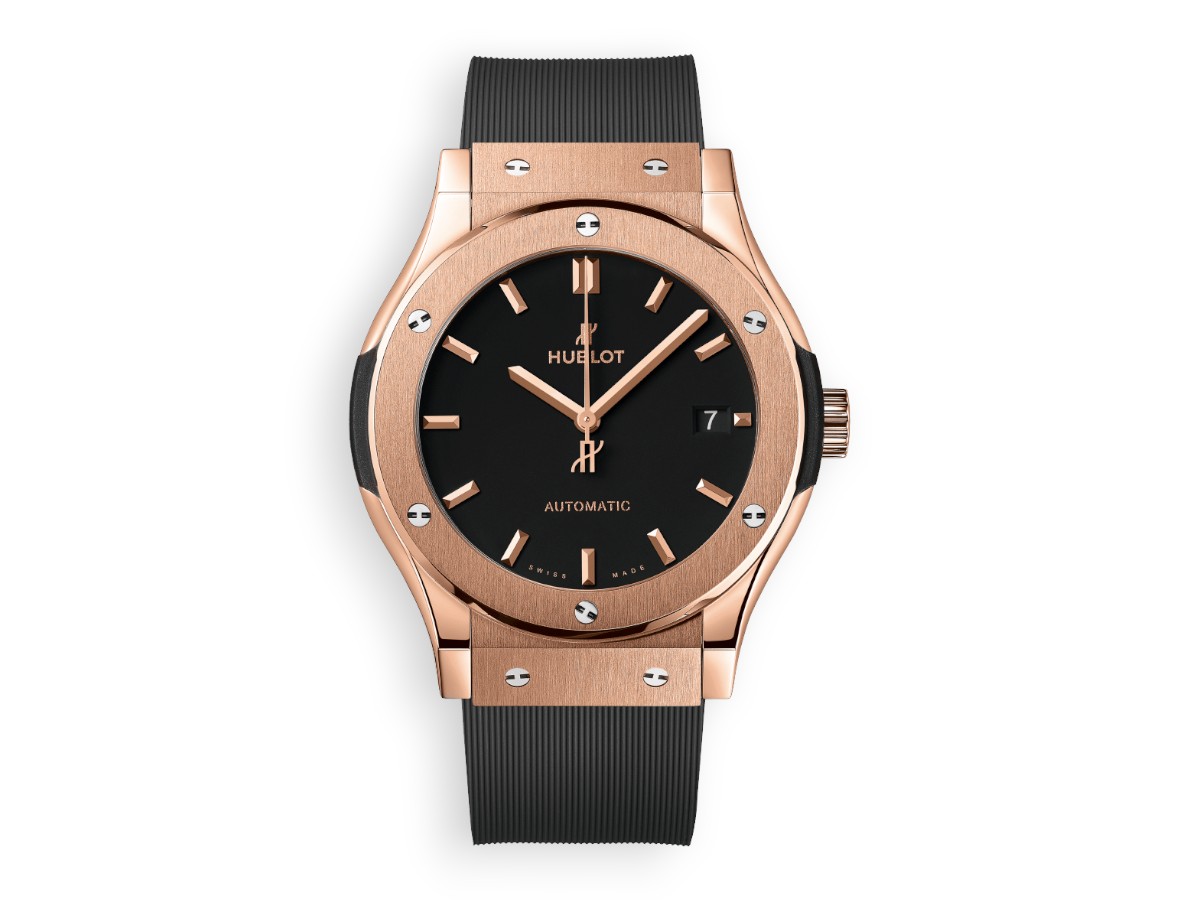 Hublot Classic Fusion 3-hands King Gold 42 mm black 542.ox.1181.rx main face